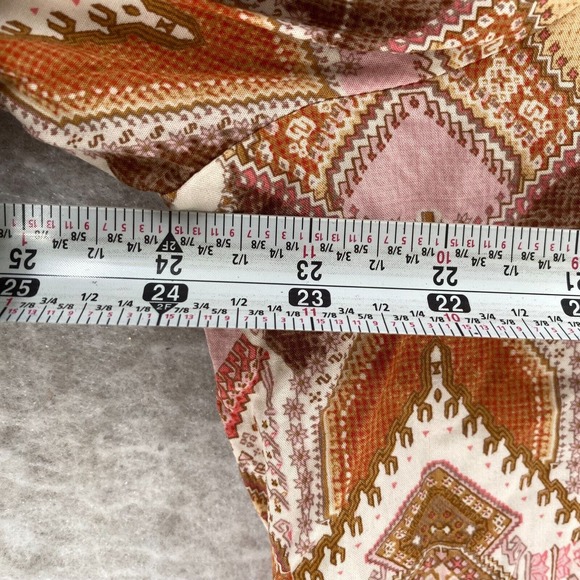 J.Jill Boho BLouse‎ Womens Size XL Rayon Casual Cottagecore Flowy Balloon Sleeve - Picture 12 of 13